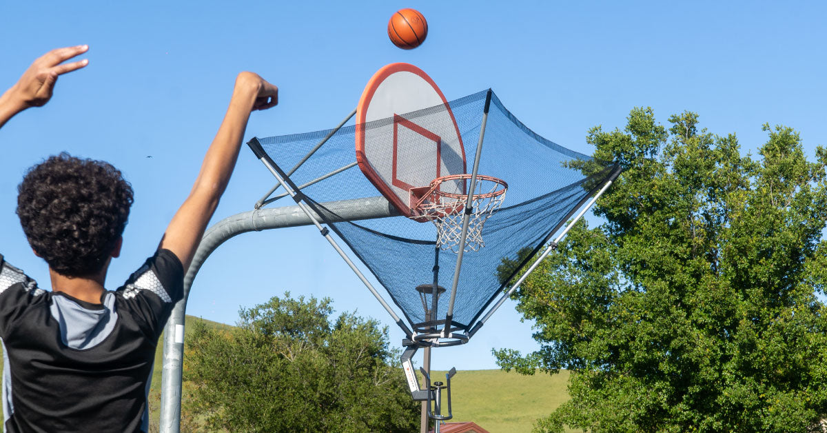 SwishGrid Basketball Rebounding Machine & Shot Trainer