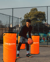 Basketball Blocker Pop-Up Defenders - Training Aid for Improved Dribbling and Shooting Skills - Realistic Defense Simulation - SwishGrid